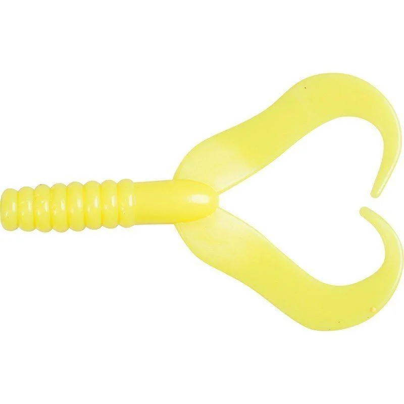 Begränsad tid Double Tail 75mm Hot yellow