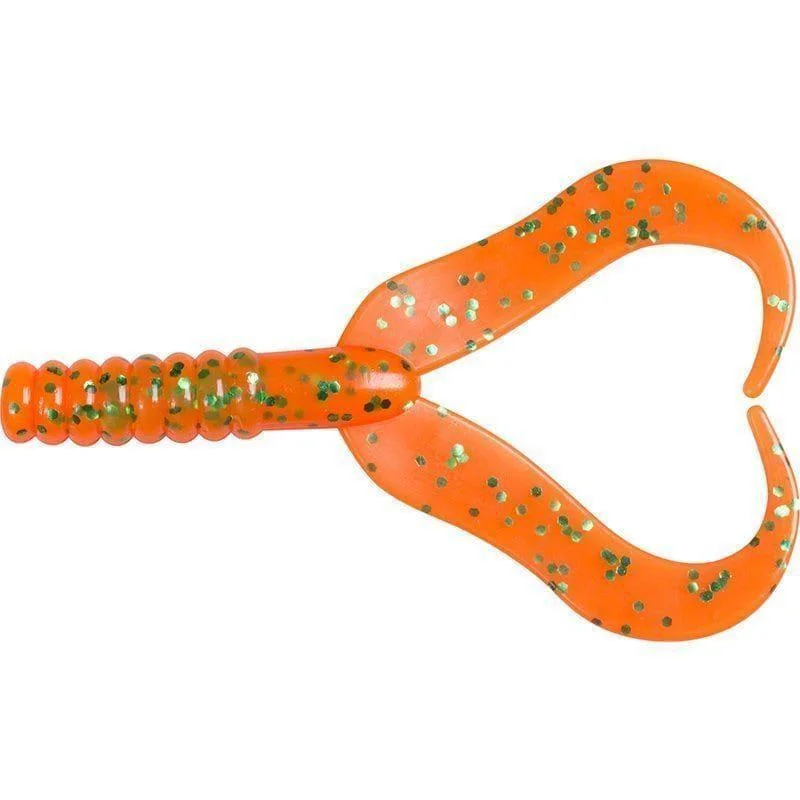 Double Tail 75mm Green orange Sänkt pris