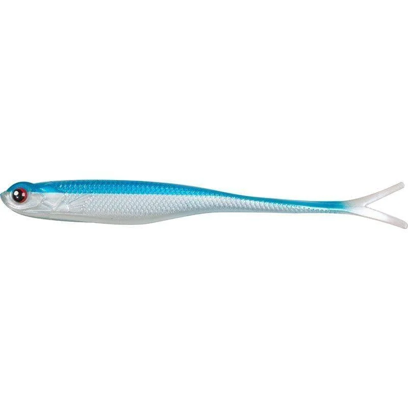 Twin tail shad 12.5cm Blue silver risnedsättning