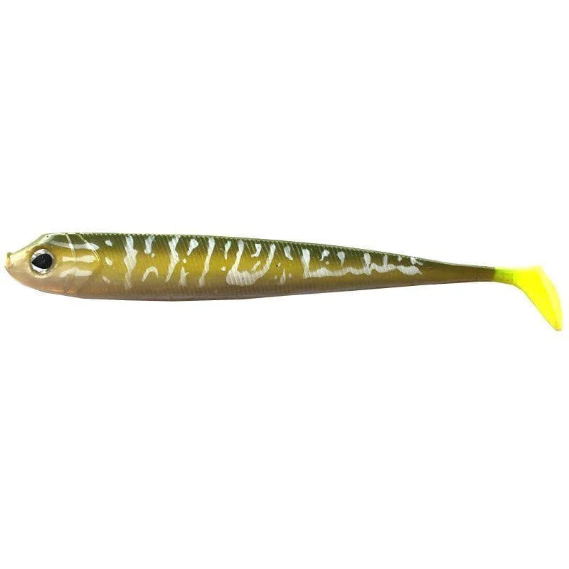 Guddi shad 10cm green/lime/silver Premium