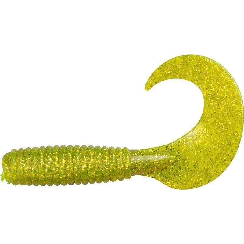 Big Single Tail 12cm Chartreuse glitter Endast idag