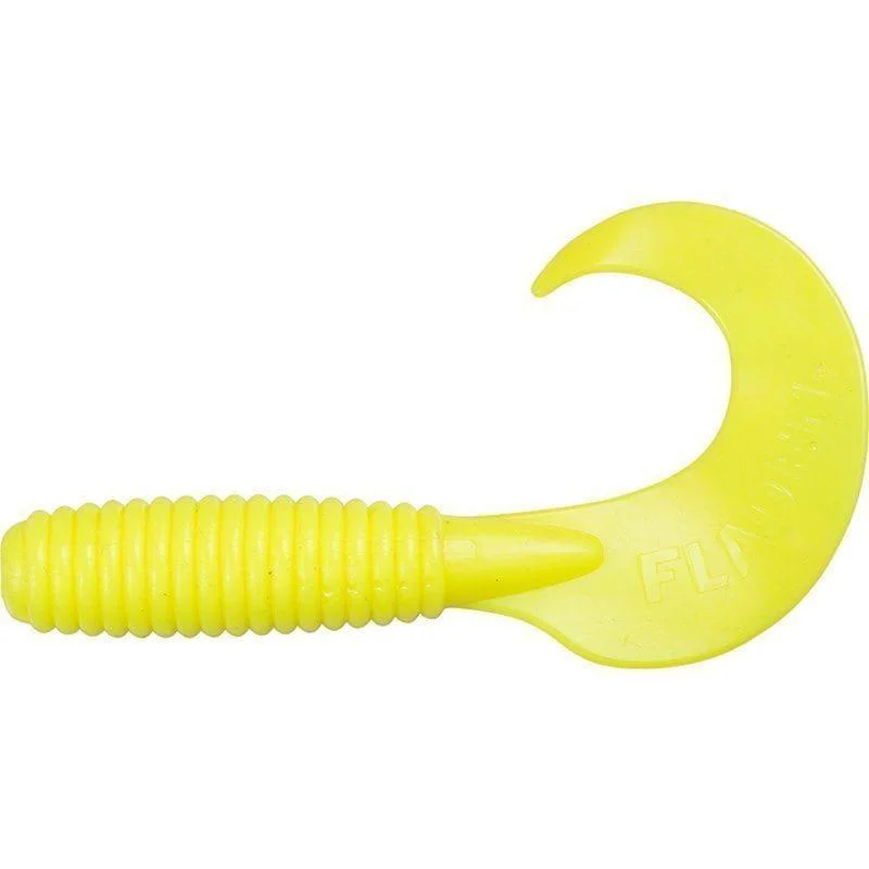 Big Single Tail 12cm Fluo yellow Begränsat antal