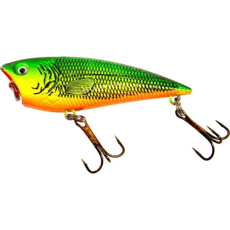 Eco Popper 6.5cm Black limegreen orangeblack pattern Utförsäljning