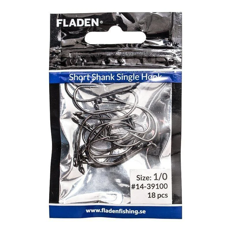 Maxximus black nickel short shank single hook 4/0 12pcs Köp nu