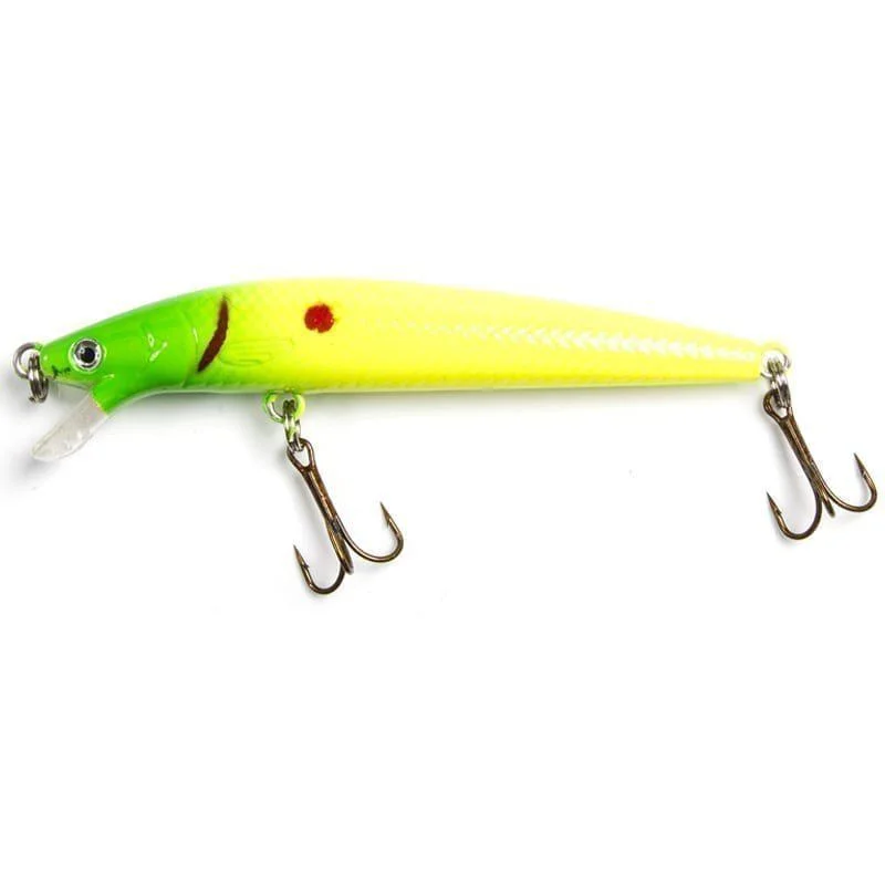 Eco Minnow 9cm limegreen Kundfavorit