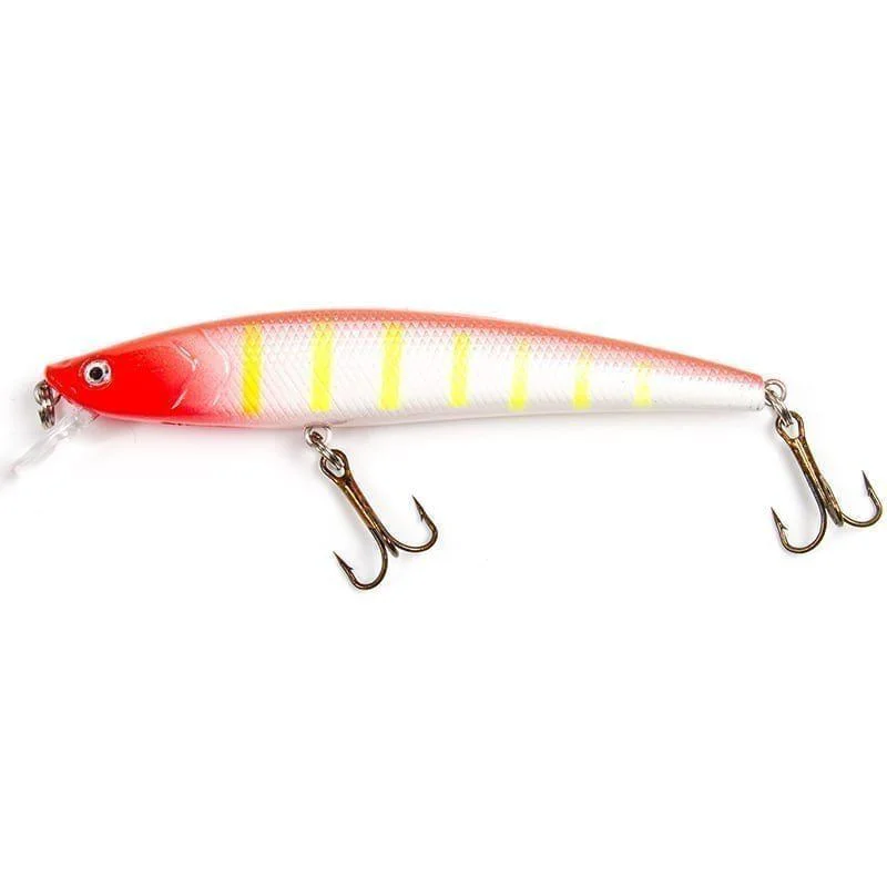 Premium Eco Minnow 11.5cm highvis red white yellow