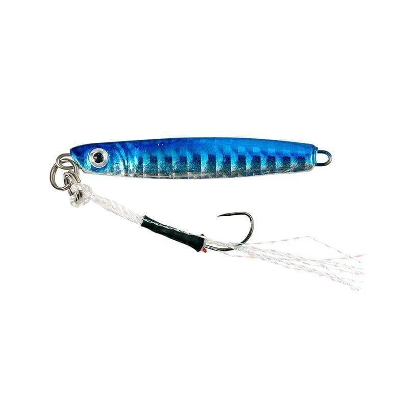 Handla nu Rockbuddy Micro Shore Jig 58mm 10gr blue