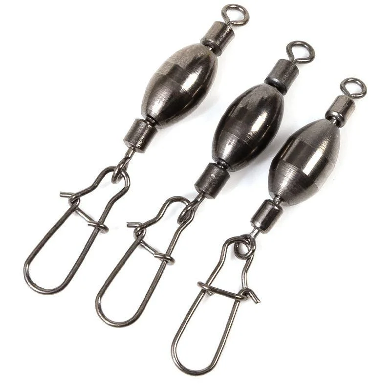 Swivel brass sinkerw snap 3pcs 20mm Erbjudandepris