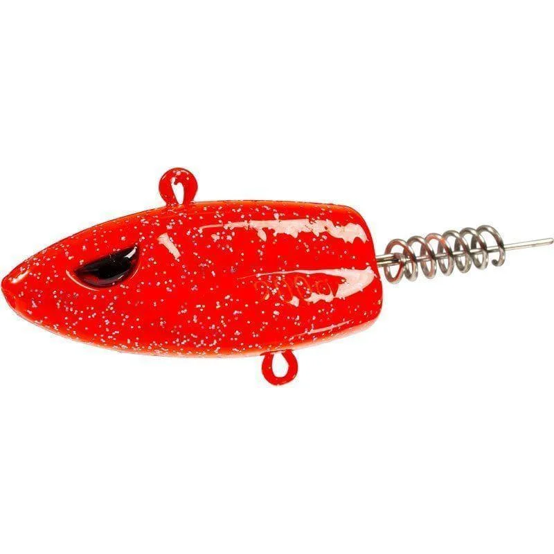 Jig head with bait screw 60 gr Red Sista chansen