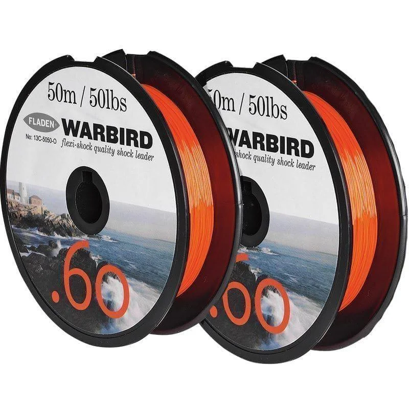 Beställ idag Warbird Flexi Shocktafs 50m 60lbs orange