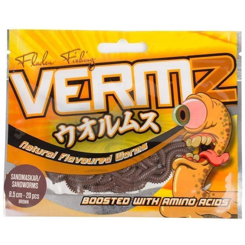 Vermz borstmask 8,5cm 20 pcs natural brown Köp online