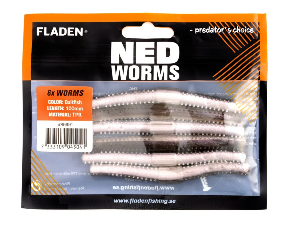 NED worm 6p 10cm Baitfish Köp nu