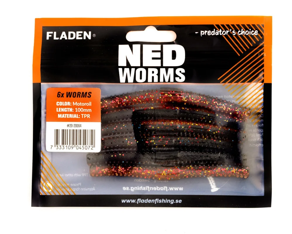 NED worm 6p 10cm Motoroil Outlet
