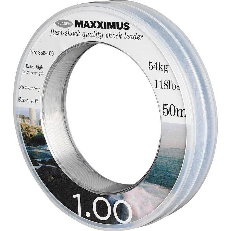 Erbjudandepris Maxximus Flexi-shock leader 50m 1.00m 118lbs