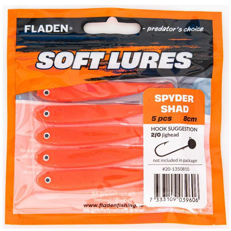 Guddi shad 5pack 10cm 8g fluored Premium