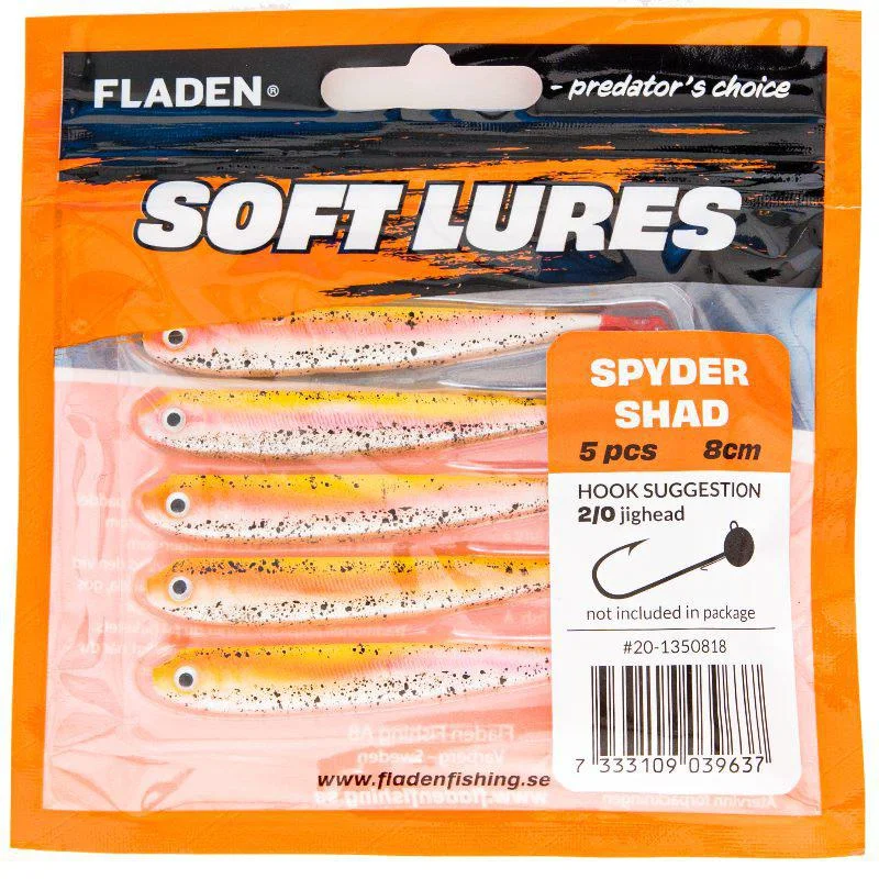 Guddi shad 5pack 10cm 8g rainbow trout red Handla nu