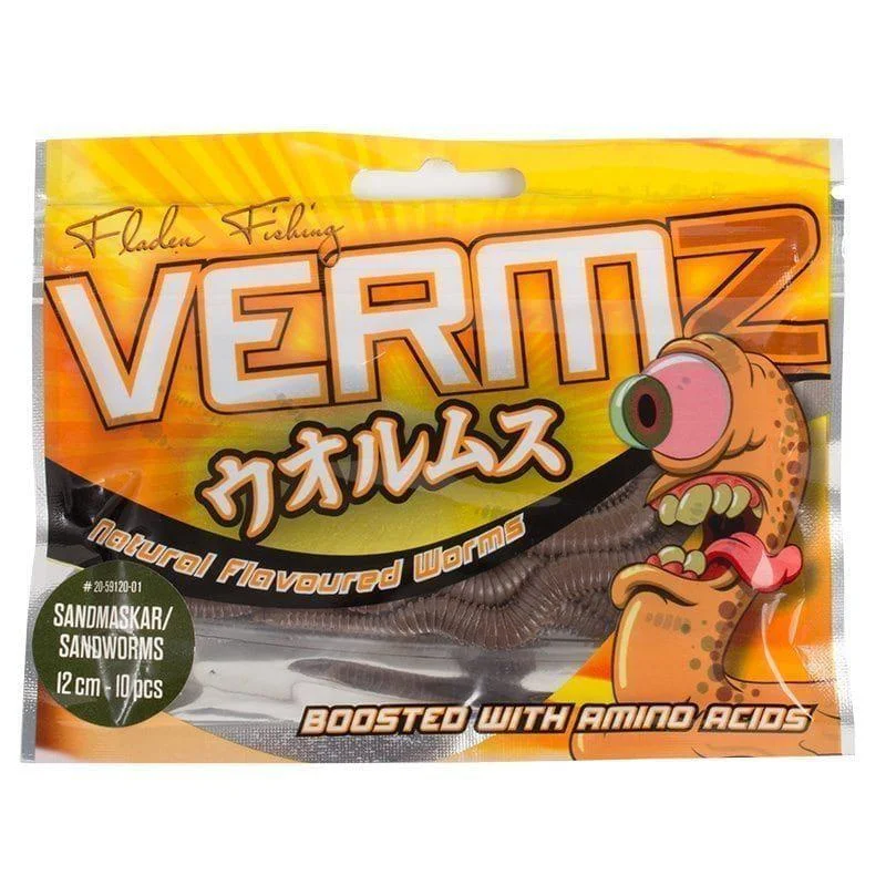 Vermz borstmask 12,0 cm 10 pcs natural brown Bästa pris