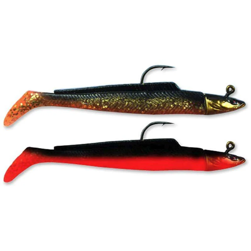 Conrad sandeel 25g 2pack gold/black andred/black Kampanj