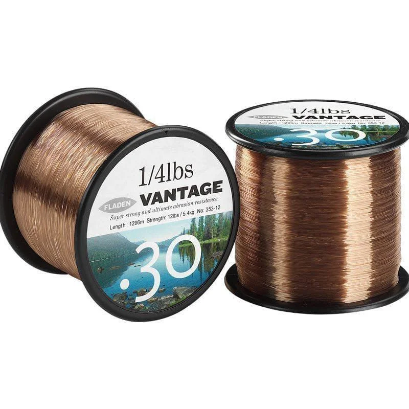 Vantage Pro 1/4 pound brun 0.40mm 18lbs729m Billig