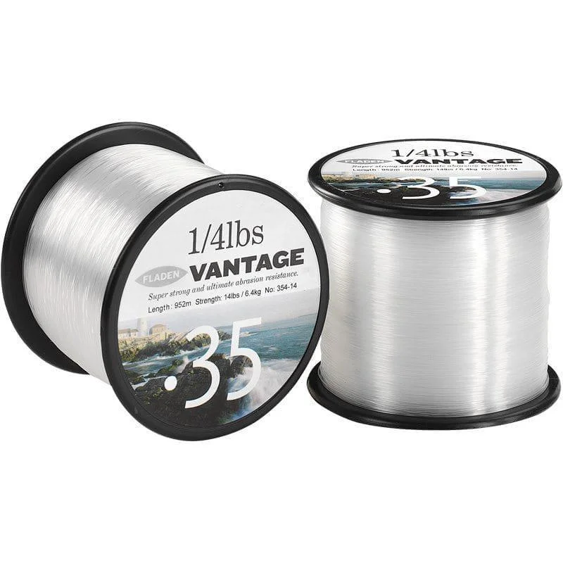 Premium Vantage Pro 1/4 pound transparent 0.35mm 14lbs 952m
