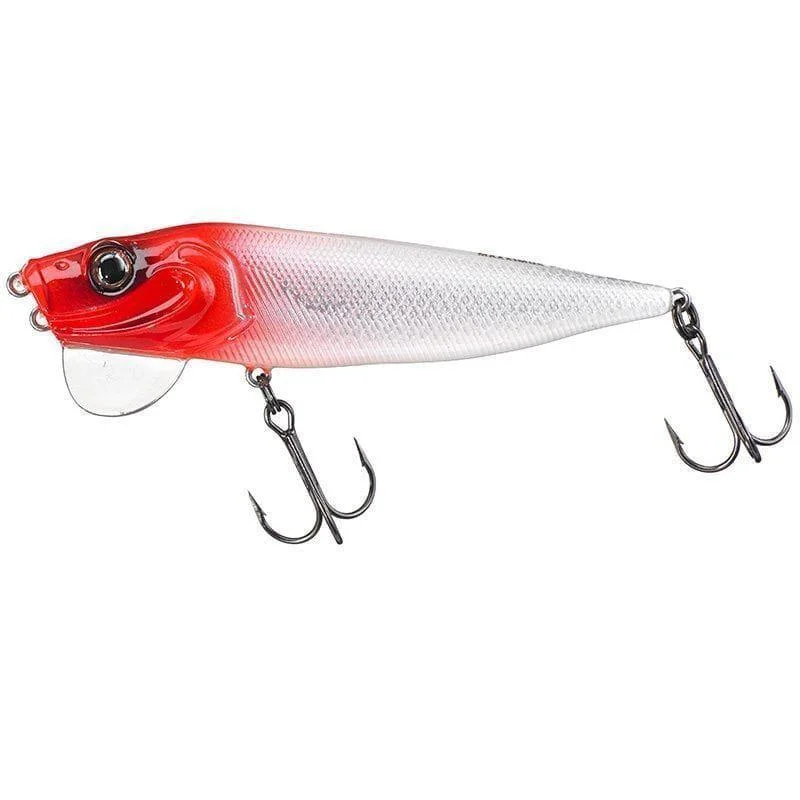 Begränsat antal Maxximus Predator Pike Prey Popper 95mmRed & White
