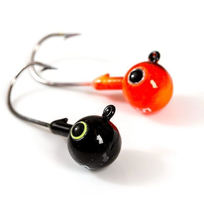 risnedsättning Jigghuvud black/orange 15gr 6/0 4 st