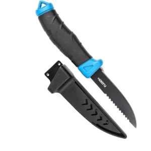 Fishing knife w scaler 10cm blade 11.5cm handle handle Kundfavorit