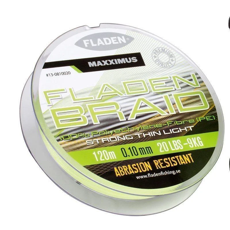 Köp online Maxximus PE yellowbraid 120m 0.16mm 30Lbs 13.5kg