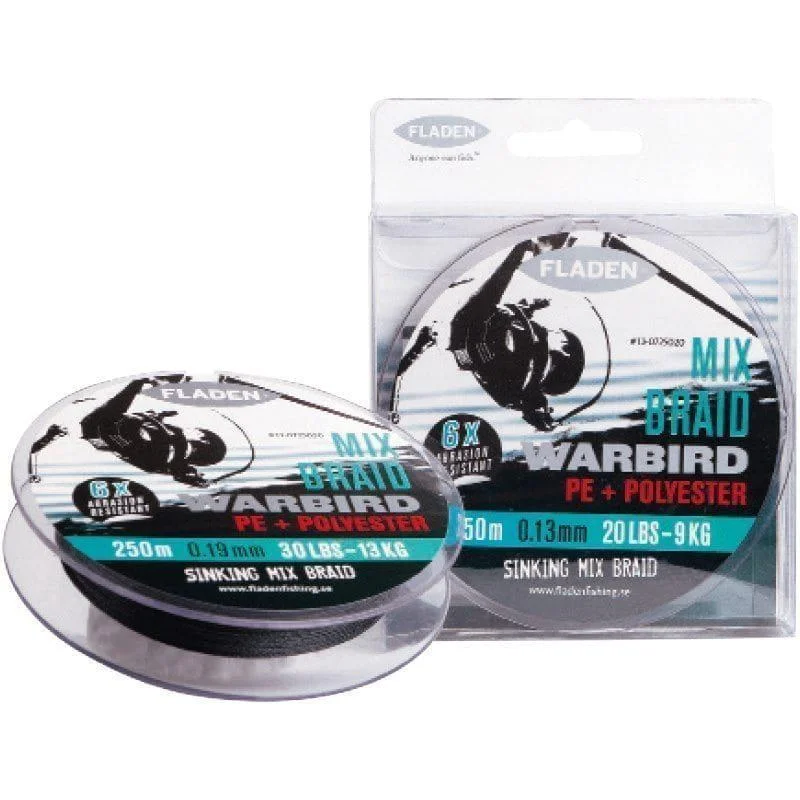 Warbird PE & Polyester braid 100m 0.26mm 36Lbs 16kg Billigare