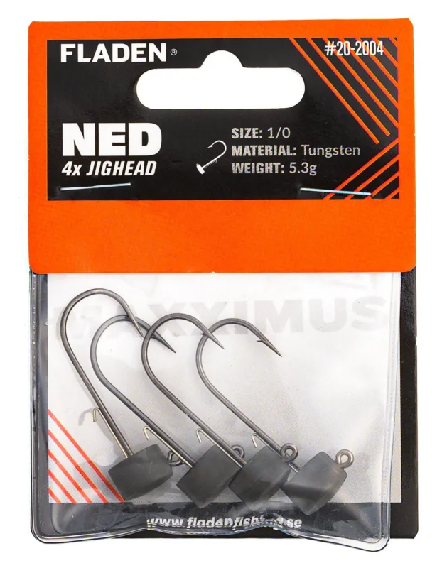 Populärt val NED Maxximus Jig heads 4p 5.3g 1/0 tungsten
