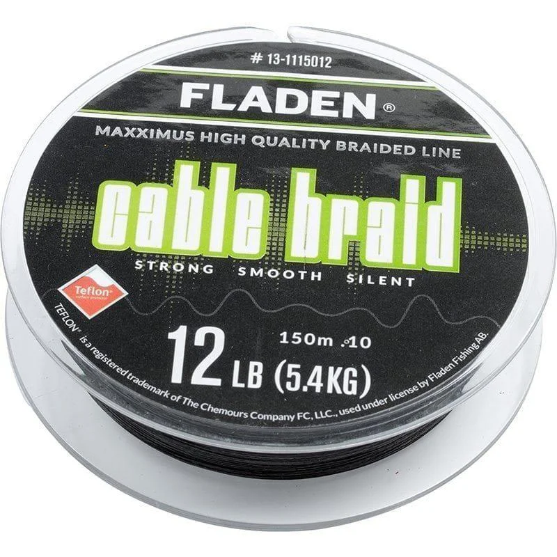 Maxximus Cable Braid black 150m 0.20mm 30lbs 13.5kg Säker betalning