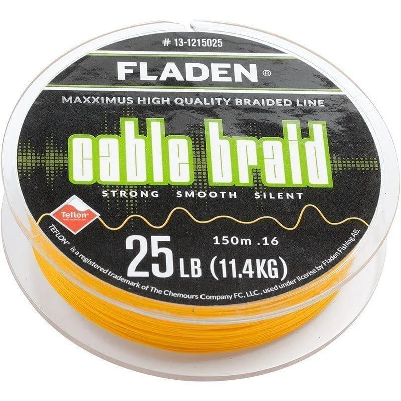 Maxximus Cable Braid yellow 150m 0.25mm40lbs 18.2kg Populär