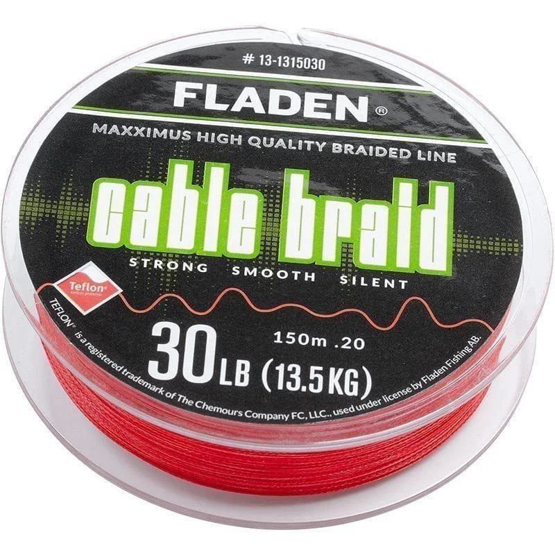 Maxximus Cable Braid red 150m 0.20mm 30lbs 13.5kg Utförsäljning