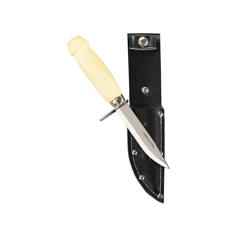 Kniv rostfri med träskaft parerstång Lågt pris