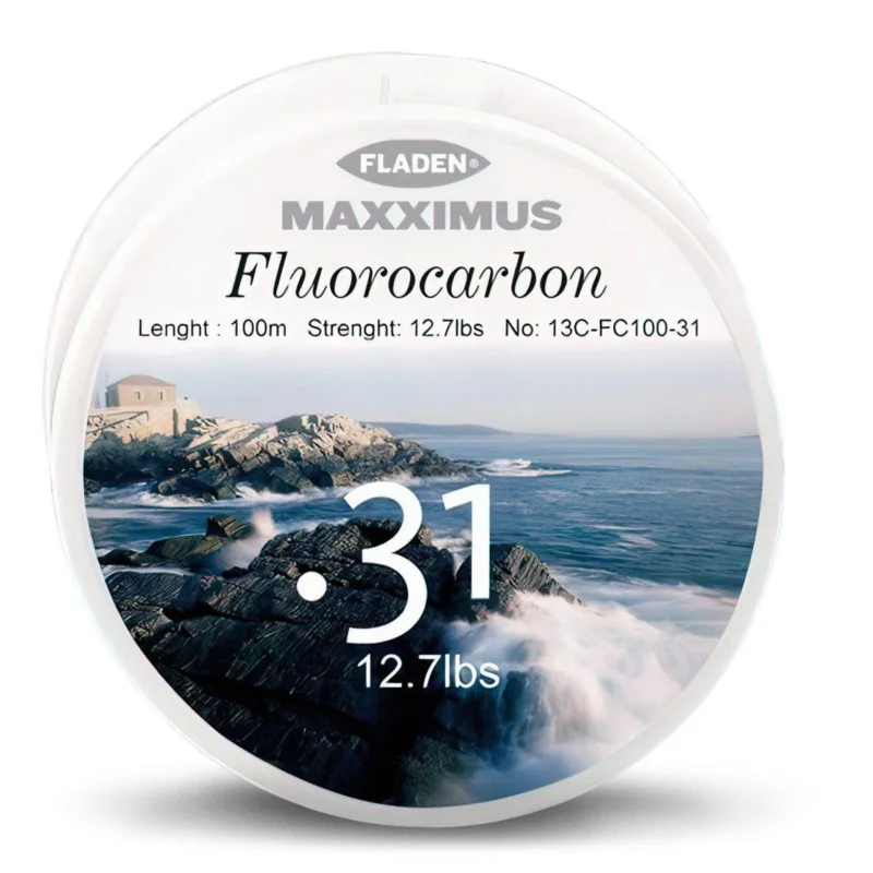 risnedsättning Maxximus fluocarbon100m 0.31mm 12.7lbs
