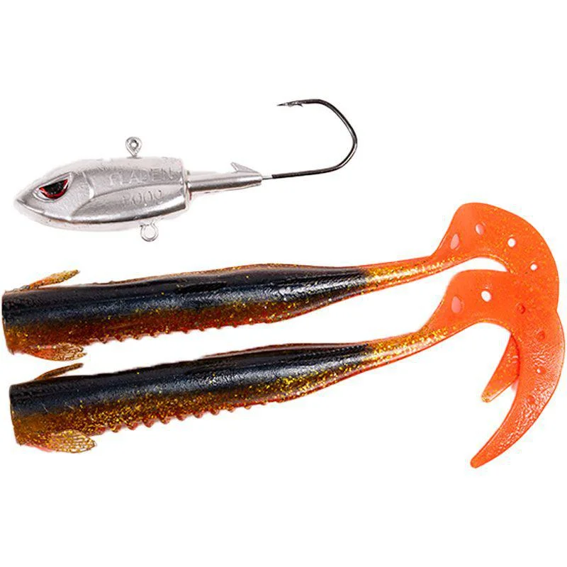 Big single tail 400g head 2 bodies blackgoldorange Fynd