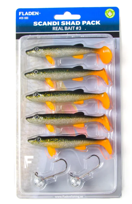 Maxximus Scandi real bait Pike 10cm 5pcs & jighead 10g 2pcs Köp online
