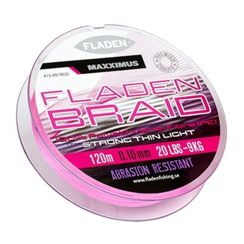 Premium Maxximus PINK PE braid 250m 0.10mm 20Lbs 9kg