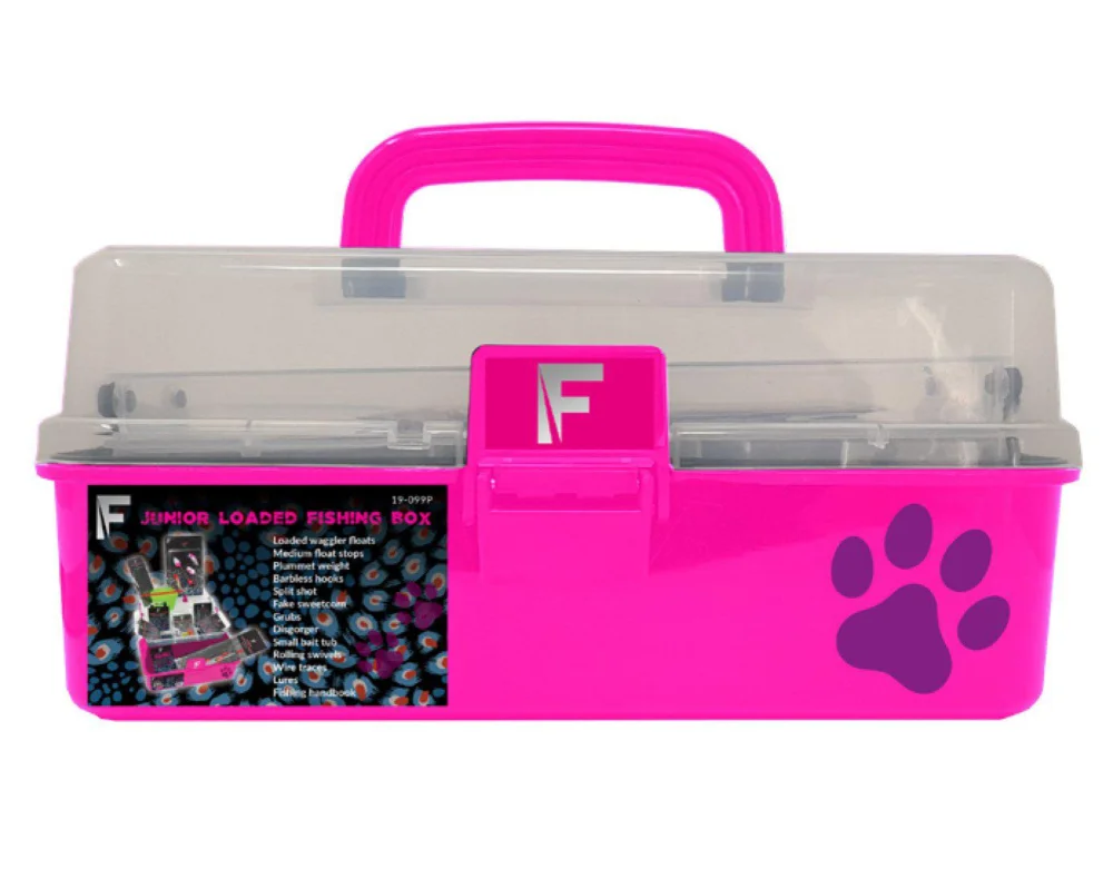 Rabatter Junior fiskelåda 28x16x32cm rosa