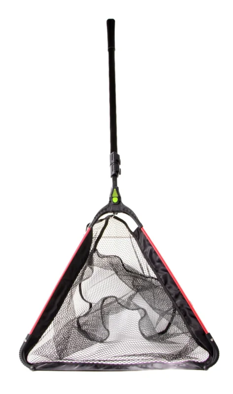 Begränsad tid Landing net 50x50cm2.3m. 3 sections. Rubber mesh