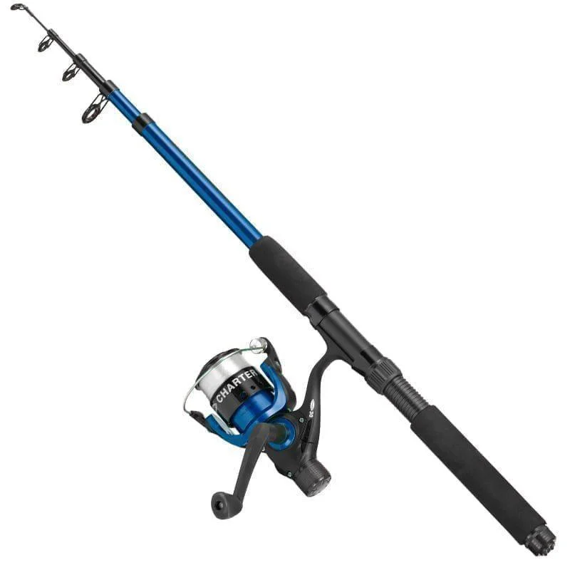 Combo Charter blue II 40 1BB w line + Universal 240cm 25-50g Erbjudande