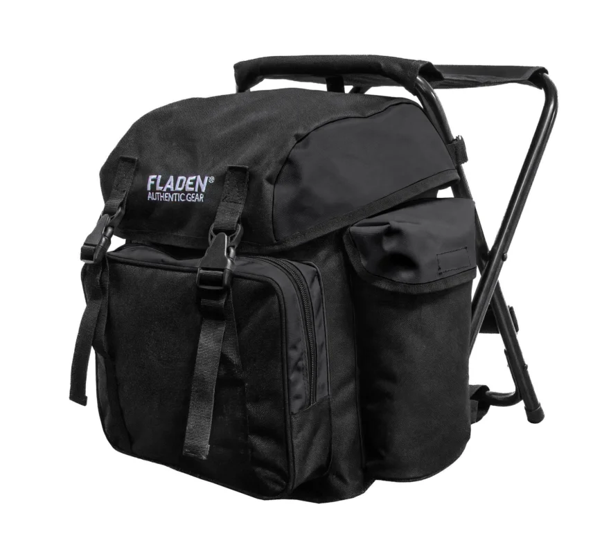 Erbjudande Fladen Stolryggsäck Fladen Authentic Gear, svart