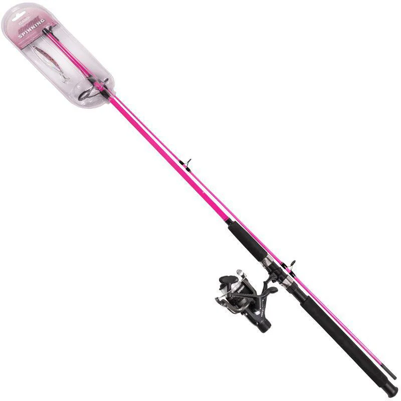 Adventure spinning 210cm 2pcs reardrag reel pink Nidingen Kundfavorit