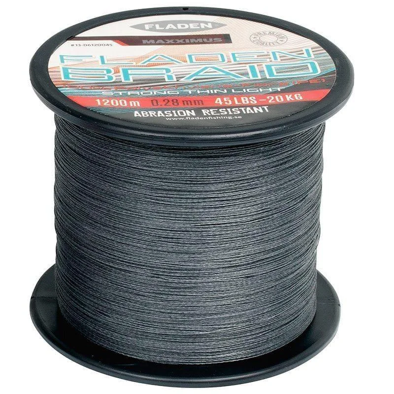 Handla nu Maxximus PE grey braid 1200m 0.20mm 40Lbs 18kg