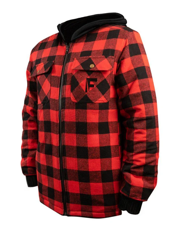 Forest hoody fordrad rödsvart Lägg i varukorgen