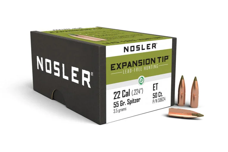 Nosler kula .22 55gr E-Tip Fynd