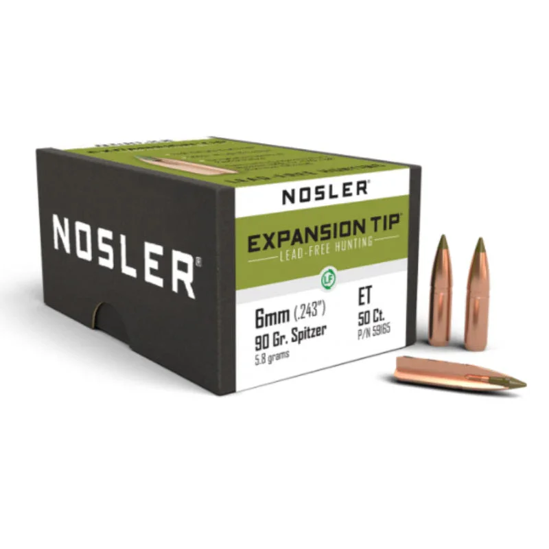 Begränsad tid Nosler kula 6mm 90gr E-Tip