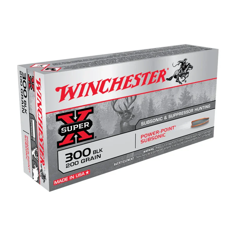 Bästa pris Winchester 300 BLK 200gr PP Subsonic