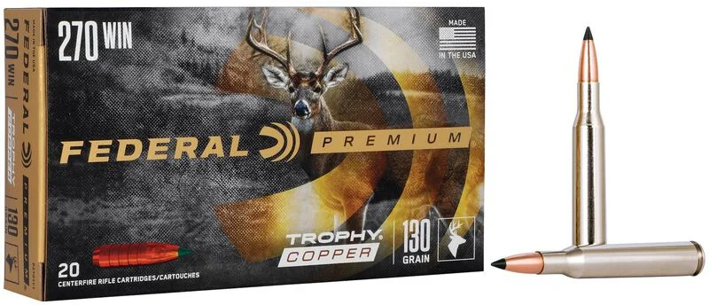 Outlet Federal 270WIN 130gr Trophy Copper