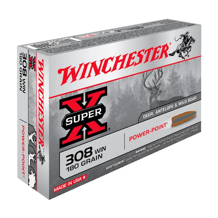 Utförsäljning Winchester .308 180gr Power-Point